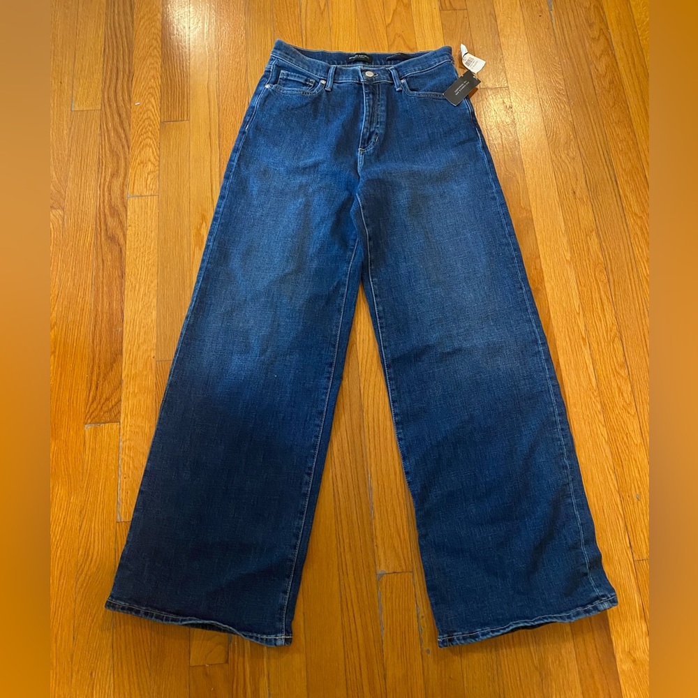 Banana Republic - high rise wide leg jeans